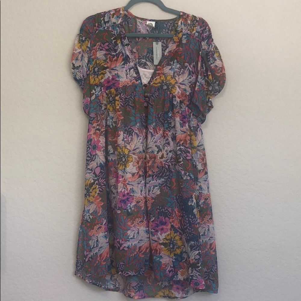 Anthropologie Floral Dress NWT